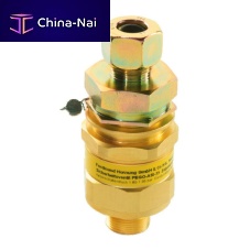 Gas safety valve Asi 35DINbrasspiston