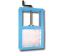 Sliding gate valve pneumatically-operatedshut-offsteel