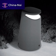 Garden bollard light MONDcontemporaryglassDurCoral®