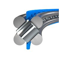 Bearing with plastic cage LEW Seriescrossed rollerfour-point contactsingle-row