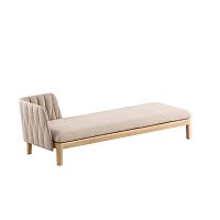 Contemporary daybed CALYPSO 210fabricteakfabric