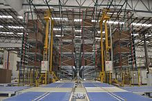 Vertical automatic storage system for cardboard boxesWIPrecovered materials