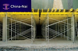 Facade scaffolding tower MESA FLEXmodular