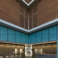 Interior wall-covering Grillsolid woodtexturedwood look