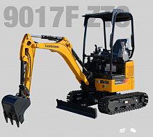 Medium excavator 9017F ZTScrawlerdieselzero tail swing