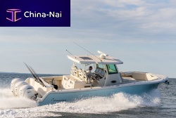 Outboard express cruiser 360 CCtriple-enginestepped hullopen