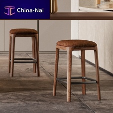 Contemporary bar stool GULPleatherfabricsynthetic leather