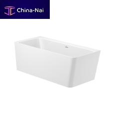 Free-standing bathtub ONAfor homescontemporarystone resin