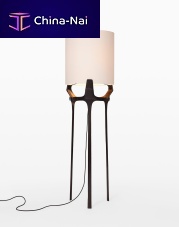 Floor-standing lamp FLINT paperbronzecontemporary