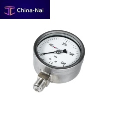 Dial pressure gauge SA-MX100RDstainless steelfor the food industryfor pharmaceutical applications
