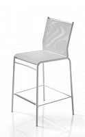 Contemporary bar chair LIU' indoorchromed metallacquered metal