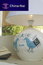 Table lamp LE PAVONCELLEceramictraditionalcorded