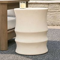 Original design side table CANYON concreteconcrete baseround
