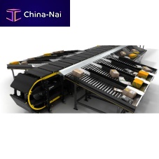 Cross-belt sorter MX-Vsbagboxfor boxes