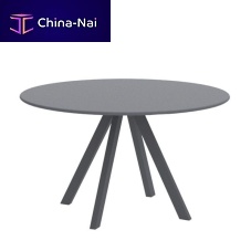 Contemporary dining table DSIREaluminumaluminum baseround