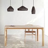 Contemporary table Lataulawoodenmetal basebeech base