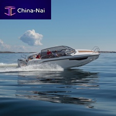 Outboard cabin cruiser RAPTOR DCopendual-consolefiberglass