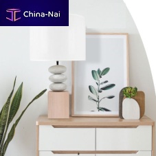 Table lamp OPALEwoodentraditionalcorded