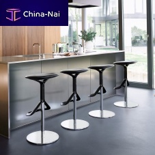 Contemporary bar stool LOXsteel baseswivel