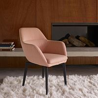 Contemporary dining chair AMDEindoorfabricleather