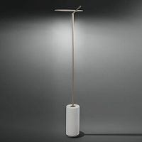 Floor-standing lamp LU aluminumcontemporarycorded