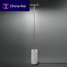 Floor-standing lamp LU aluminumcontemporarycorded