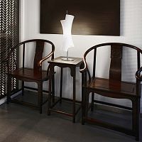 Table lamp TWISTERmetalblown glasscontemporary