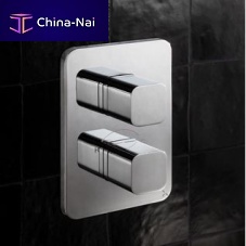 Shower mixer tap ATOLL CROSSBOXwall-mountedbuilt-inthermostatic