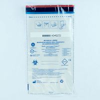 Hazardous materials packaging pouch 02 GREENbiological productsbiological samplesplastic