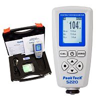 Portable thickness gauge PeakTech® P 5220coatingpaintsteel