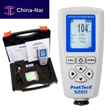 Portable thickness gauge PeakTech® P 5220coatingpaintsteel