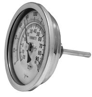Bimetallic thermometer BACdial�C�F