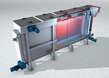 Multi-tube heat exchanger RoWinair/waterstainless steelfor heat pump