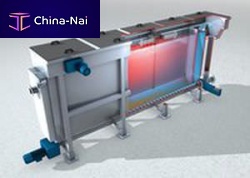 Multi-tube heat exchanger RoWinair/waterstainless steelfor heat pump