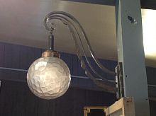 Art Deco wall light indoorwrought ironround