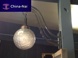 Art Deco wall light indoorwrought ironround