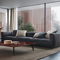 Modular sofa SHANGAIcontemporaryfabricleather