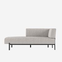 Contemporary daybed TEN / T06_Ofabricsynthetic leatherstainless steel