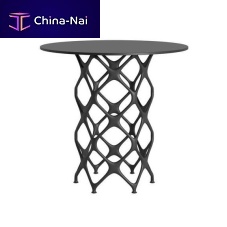 Contemporary table X Systemglasshigh-pressure laminateplastic base
