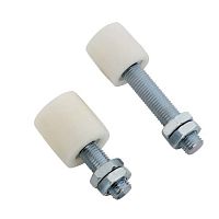 Sliding door wheel type roller guidesteelnylon