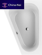 Corner bathtub LOOP & FRIENDS: UBA175LFO9LIVacrylicwhite