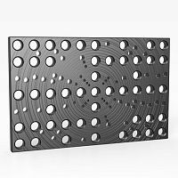 Rectangular clamping plate 2-280220.Pflange