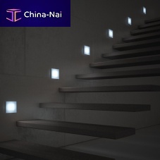 Recessed wall light fixture SOLELEDsquarecommercial