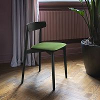 Contemporary chair Clarettaindoorfabricsynthetic leather