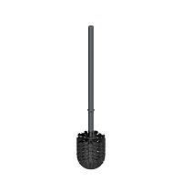 Metal toilet brush 477.20B010floor-mountedblack