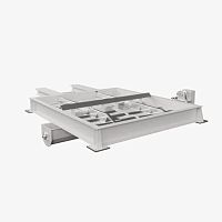 Hopper unloading system K.U.Ssilofor filled containersautomatic