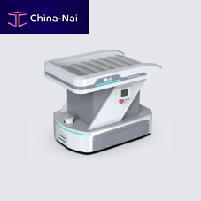 Hospital automated guided vehicle transportfor trolleys
