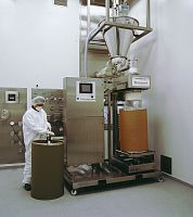 Volumetric filler weightfor powdersfor the pharmaceutical industry