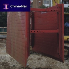 Sliding trench shoring system SICUROsteelbox