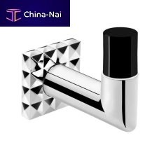 Contemporary coat hook 7030013 BB CCchromed metalglassindividual